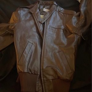 Gino leather jacket REAL LEATHER jacket